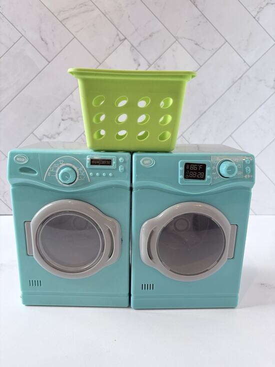 American Girl Other - My Life As Laundry Agitating Washer/Dryer Play Set Real Sounds & Laundry Basket